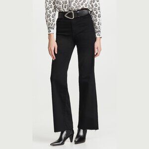 SLVRLAKE Grace Jeans Jet Black High Rise Wide Leg Shopbop